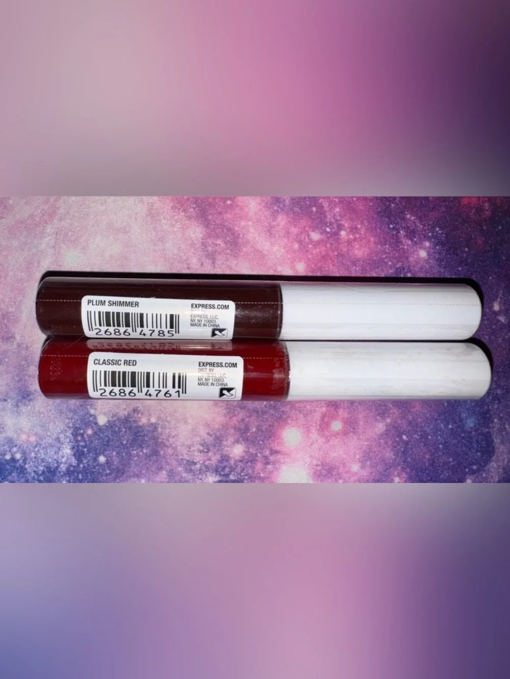 bareMinerals Lip Gloss & Variety Tints / Stains Bundle in Nude, Red, Rose Pink